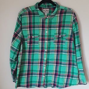 Old Navy Plaid Flannel Shirt